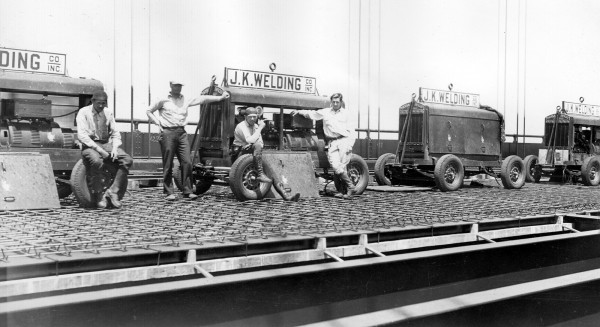 Welders on the Bay Bridge