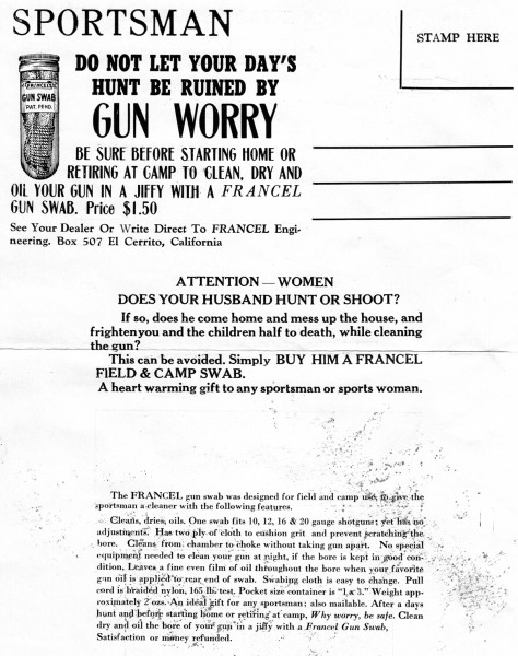 Pocket-sized gun cleaner